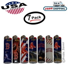 BIC Lighter Boston Red Sox MLB officially license Cigarette Lighters (7 Pack) picture