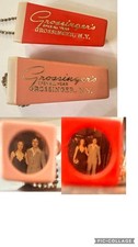 2 Grossinger's Resort Liberty NY Catskills Borscht Belt Viewfinder Keychains picture