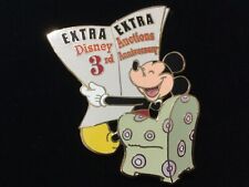 Disney Auction P.I.N.S. Pin 3rd Anniversary Mickey Mouse Extra Extra  LE 100 picture