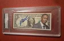 Nick Cannon Masked Singer Signed Custom $1 Bill Currency PSA 10 DNA AUTO Rare picture