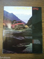 NEW LARGE 68 PAGE MINT 1992 CHEVROLET CHEVY PICKUPS DEALER BROCHURE (BOX 566) picture