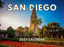 San Diego Calendar 2027 Monthly Wall Calender 12 Month Made In The USA picture
