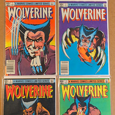 Marvel Comics Wolverine Limited Series Comic Lot #1-4 (1982) Claremont/Miller picture