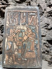 Rare Ancient Egyptian Antiquities Pharaonic Tablet Carved From Stone Egyptian BC picture