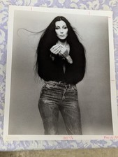 Cher In Blue Jeans Rare Vintage 8x10 Press Proto picture