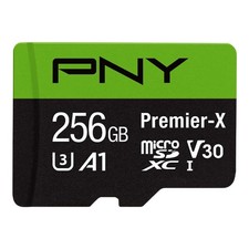 PNY 256GB Premier-X C10 U3 V30 A1 microSDXC Flash Memory Card, UHS-I picture