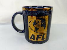 AFL Coffee Cup Mug Marbled Blue Gold Advertising Promo picture