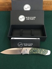 Beautiful William Henry Folding Knife Model A300-12 Aerospace Grade Titanium picture