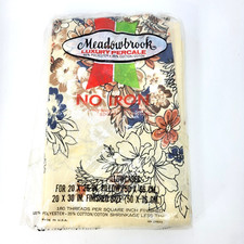 2 Vintage Standard Pillowcases - Original Packaging - Floral Flowers No Iron picture