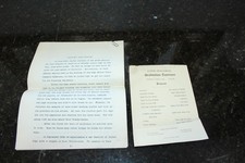Vintage 1927 Jr High School Graduation Exercises & Typed Class History Speech picture