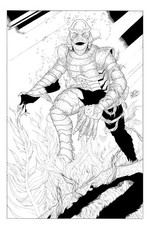 Creature From The Black Lagoon Universal Monsters Comic Art By Artist Scott Fry picture