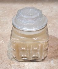 Vintage New Partylite Spiced Vanilla Bubble Jar Scented Wax Filled Candle 8 OZ picture