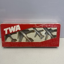 Vintage schabak TWA airline #910/10 Germany diecast  Set of 4 Scale Models picture