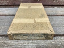 NOS BOX 5 ANTIQUE IOWA LOCK CO COMBINATION LOCK PADLOCK BURLINGTON, IA # 20 BAR picture