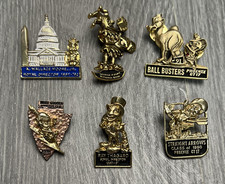 Vintage 1990s Phoenix CT17 Lapel Pin Lot Ball Busters Royal Director Fraternal picture