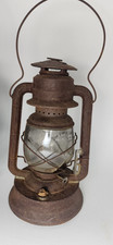 Vintage Dietz No. 2 D-Lite Kerosene Lantern Barn Railroad Antique Chipped Globe picture