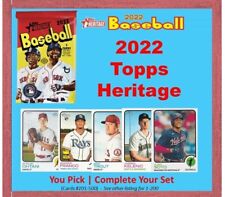 2022 Topps Heritage Baseball Cards Pick Your Cards (#201-500 & INSERTS) picture