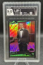 Jay-Z Rookie 2005 Topps Chrome Black Refractor /399 HGA 9 #217 picture