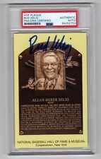 Bud Selig Auto Autograph Signed Hall Of Fame HOF Plaque Post Card PSA Authentic picture
