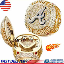 Atlanta Braves 2021 2022 World Series Champions Flip Top Ring - All 8 Players US picture