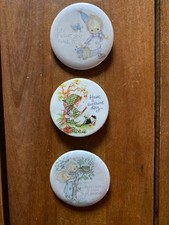 Vintage 1970s Hallmark Betsey Clark Pinback Buttons Lot 3 Sunshine Happiness picture