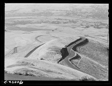 Photo:Lewiston Hill Lewiston Idaho 1941 Road Overlook Panorama picture