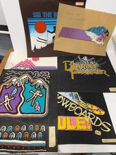 Vintage Test Proof Print Screen printing Graphic Tee Shirt 80-90s Ski Lot of 100 picture
