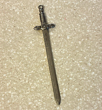 Sterling Silver Ornate Miniature Sword Circa 1896-1910. Solid Sterling Silver. picture