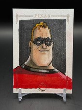 2026 Topps Chrome Disney Mr Incredible Sketch card 1/1 picture
