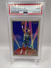 Alonzo Mourning 1993-94 Fleer ROOKIE Sensations PSA 9 MINT picture
