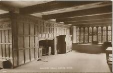 Postcard UK England Bakewell Derbyshire Haddon Hall Dining Room RPPC JS&S NrMINT picture