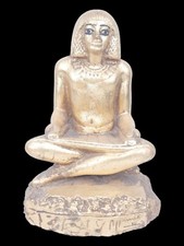 UNIQUE ANTIQUE ANCIENT EGYPTIAN Heavy Stone Scribe Writer Magic Hieroglyphic picture