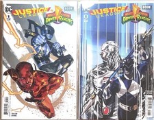 Justice League-Power Rangers #1E & 1G 2017 DC Comics Variants High Grade picture