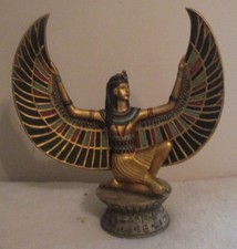 Ancient Egyptian Artifact RARE AUTHENTIC WINGED STATUE Of Egyptian Goddess Isis picture