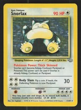 English MP Snorlax (11) 11/64 JU Unlimited Holofoil Pokemon Jungle picture