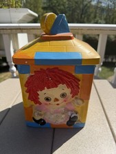 Vintage 1960s Genin-Trudeau Raggedy Ann Cookie Jar Great No Chips picture