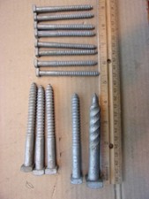 13 vintage Bethlehem Steel BTS company LAG BOLTS NOS picture