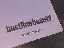 Vintage 1970s Bustline Beauty Book Femme Bureau Unique Exercise Ephemera History picture