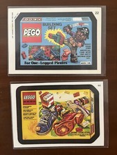 Wacky Packages Lego Spoof Cards 1991 and 2006 Topps picture