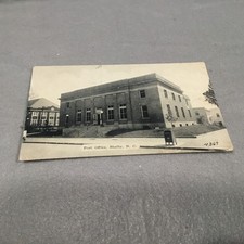 ca1935 Post Office Shelby NC RPPC Postcard Cleveland County N.C. picture