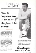 1951 MacGregor Tennis 'Frank Parker Autograph' Racket Original Print Advert. picture
