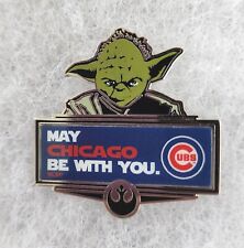DISNEY~ STAR WARS YODA ~  MLB CHICAGO CUBS PIN ~  picture