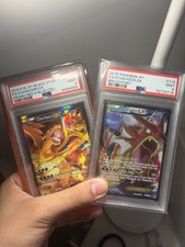 2016 POKEMON XY BLACK STAR PROMOS #XY121 FA/CHARIZARD EX  & Gyarados EX PSA 9 picture