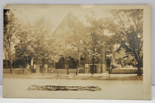 First Christian Church Topeka Kansas M.L. Zercher 1910 RPPC Postcard picture