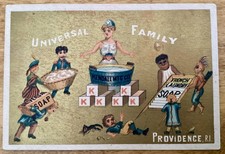 Soapine Victorian Trade Card-French Laundry Soap-Universal Family picture