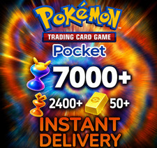 [ INSTANT ] Pokemon TCG Pocket Global Account 7000+ Pack Hourglass 50+ GoldBar picture