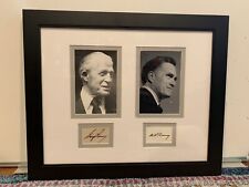Mitt & George Romney Framed Photo & SIGNED Lds Mormon Governors Senator Utah SLC picture
