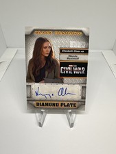 2021 Marvel Black Diamond Plate Elizabeth Olsen as Wanda Maximoff Auto  picture