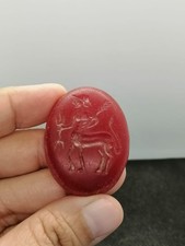 Agate Stone Old Roman Intaglio Seal Stone Stamp Cabochon picture