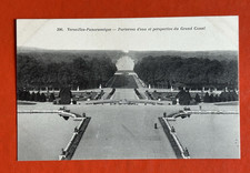 1909 VERSAILLES FRANCE Antique Postcard ~PANORAMIC VIEW ~ GRAND CANAL picture